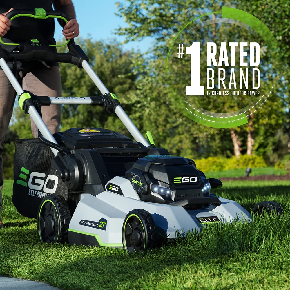 EGO Power+ LM2135SP 21-Inch Self-Propelled Lawn Mower Kit (7.5Ah Battery and Rapid Charger Included), get (1) extra BA2800T 5.0Ah Battery