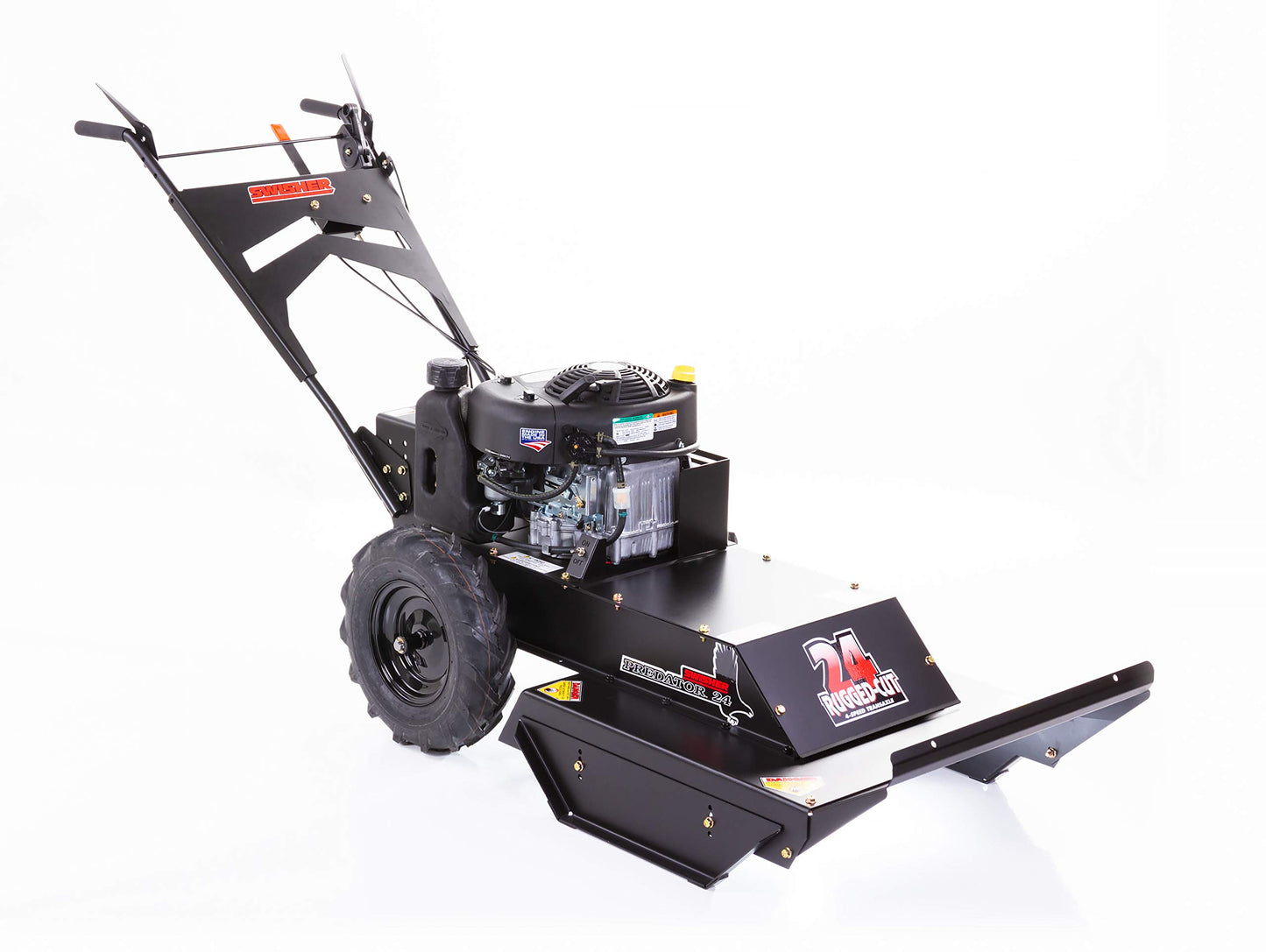 WRC11524BS- Swisher Predator 11.5 HP 24 in. Walk Behind Rough Cut Mower