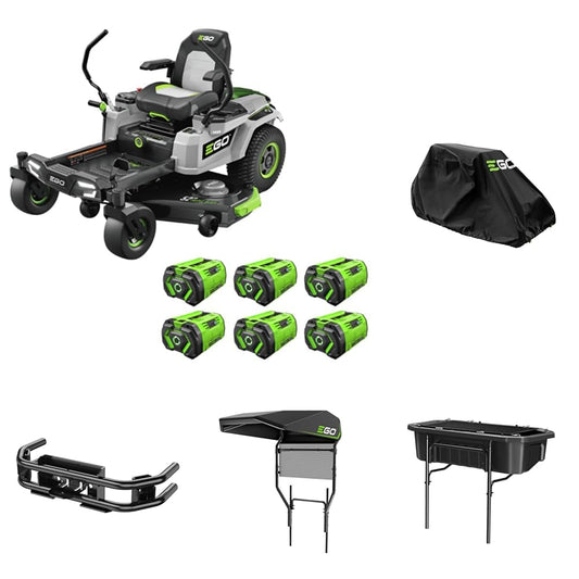 EGO ZT5207L 52-Inch 56-Volt Lithium-ion Cordless Z6 Zero Turn Riding Mower Collection