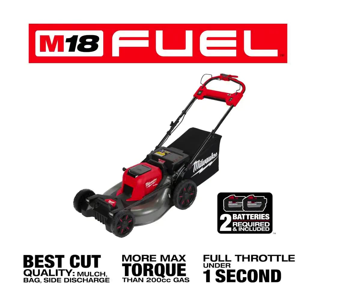 Milwaukee Electric - M18 Fuel. 21 SELF-PROPELLED Dual Battery Mower KI