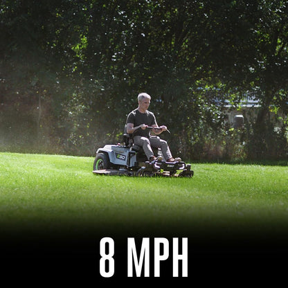 EGO Power+ Electric Riding Lawn Mower, 52" Deck with Zero Turn Radius, Includes (6) 56V 12.0Ah Batteries and Charger - ZT5207L