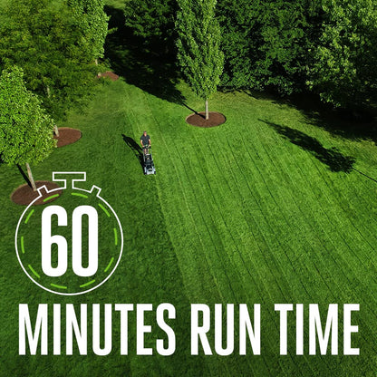 EGO Power+ LM2135SP 21-Inch Self-Propelled Lawn Mower Kit (7.5Ah Battery and Rapid Charger Included), get (1) extra BA2800T 5.0Ah Battery