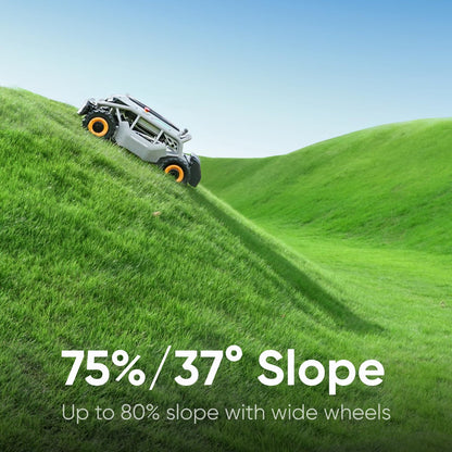 Mowrator Remote Control Lawn Mower S1 4WD 56V18Ah, Multi-Functions RC Lawn Mower with 1.5-4.3 Inch Cutting Height 21 Inch Real Blade for 75% Slope(37°) with Mowing 1.12 Acres