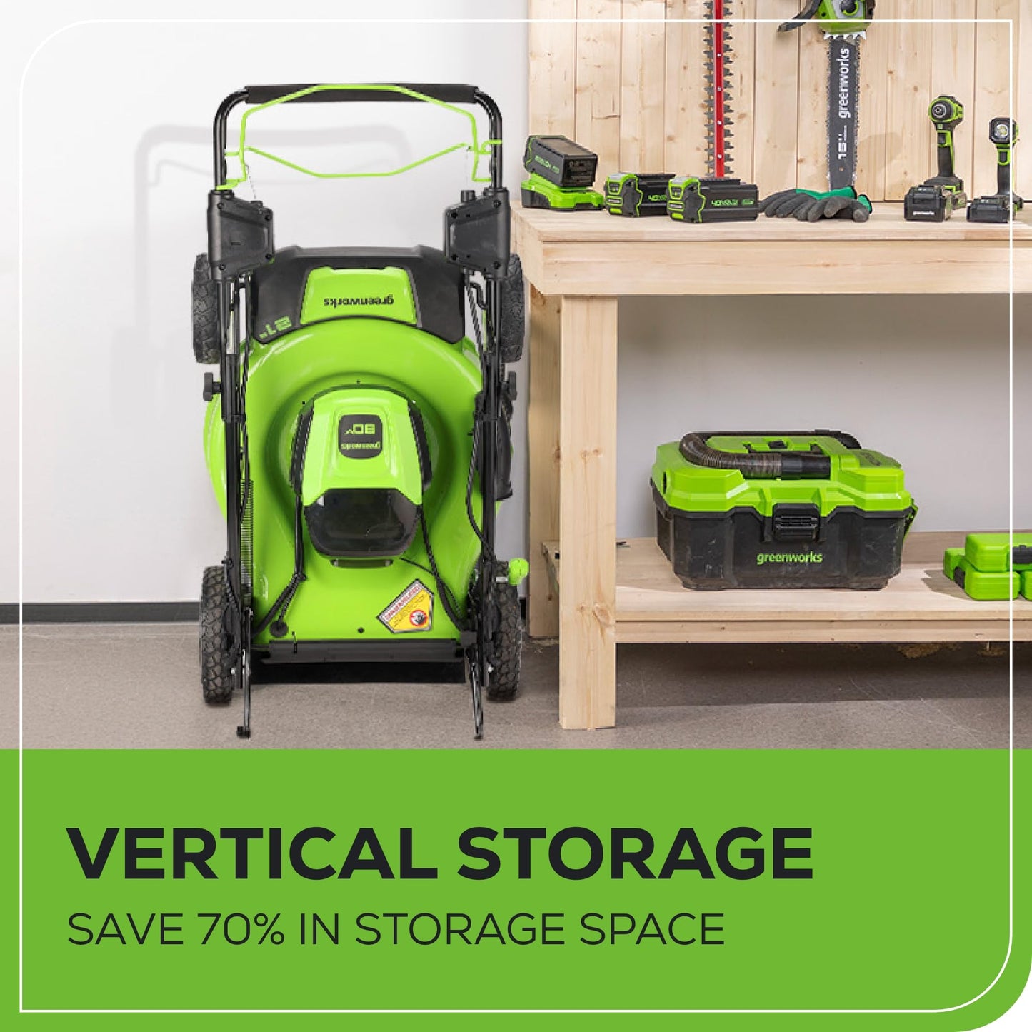 Greenworks 80V 21" Brushless Cordless (Self-Propelled) Lawn Mower (75+ Compatible Tools), 4.0Ah Battery and 60 Minute Rapid Charger Included